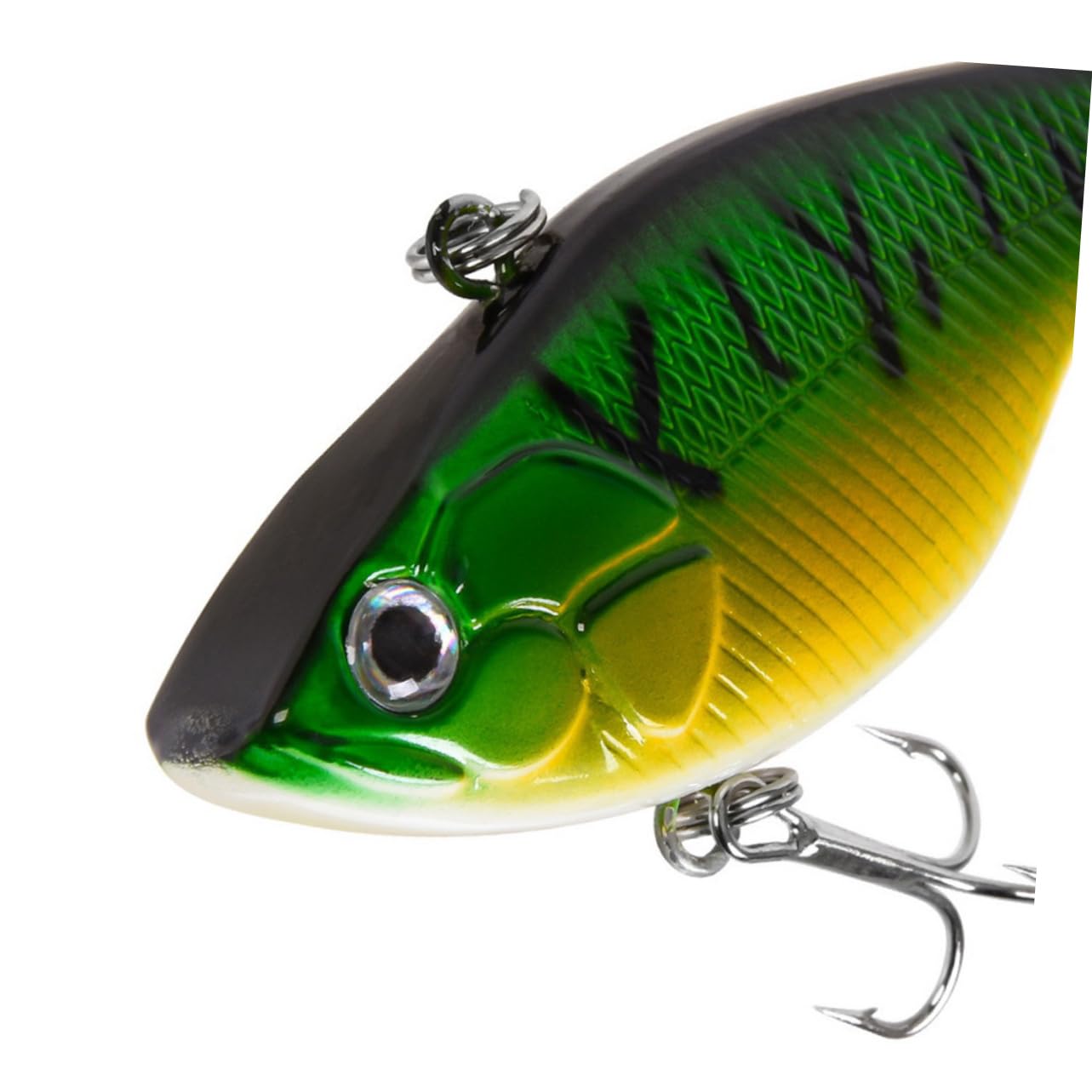 Sosoport Mini Appâts De Pêche Swimbait Lure pour Basse Lure pour Truite Leurres De Pêche Flottants Leurres De Pêche Artificiels Green