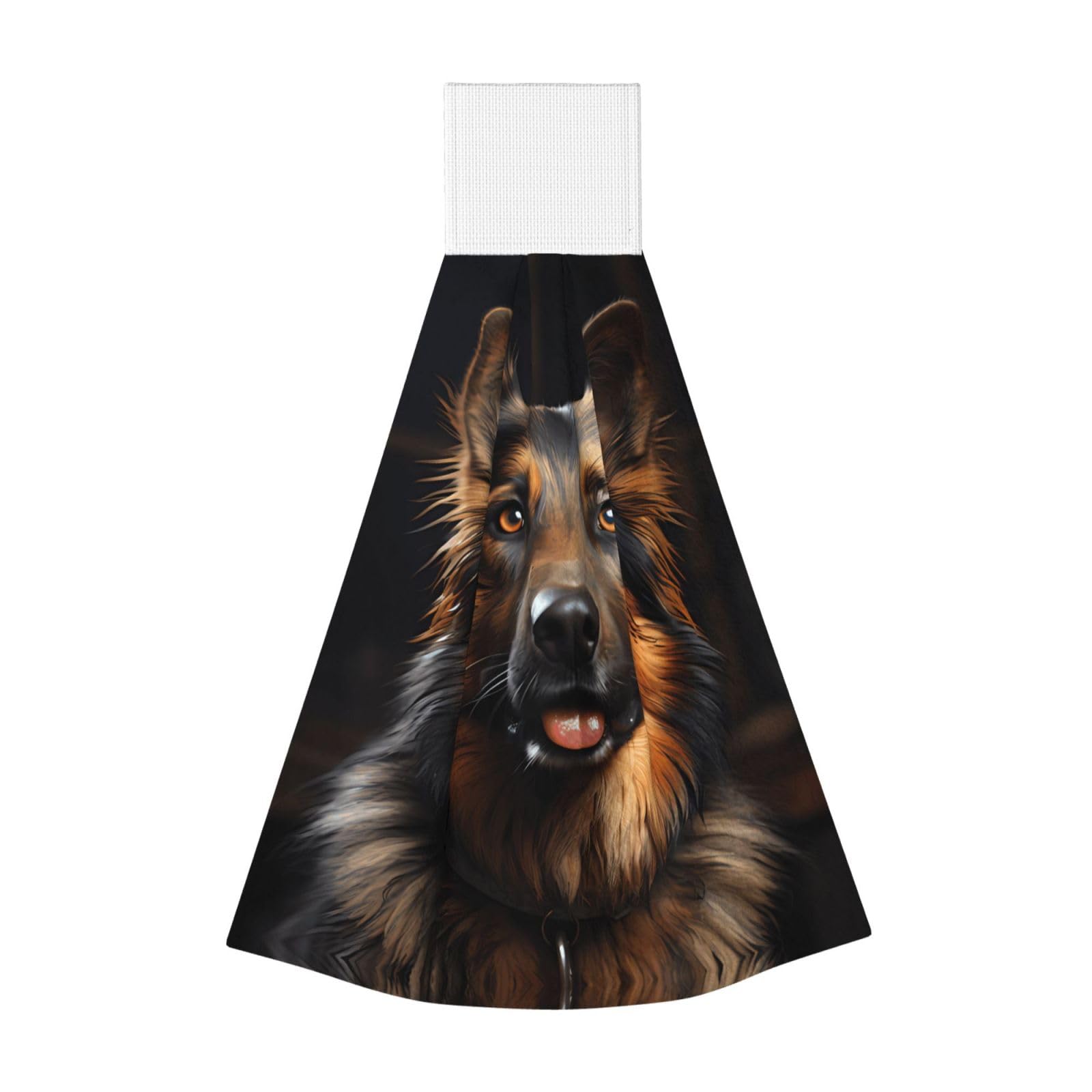 German Shepherd Highly Absorbent Dish Towels Soft Coral Fleece Wipe