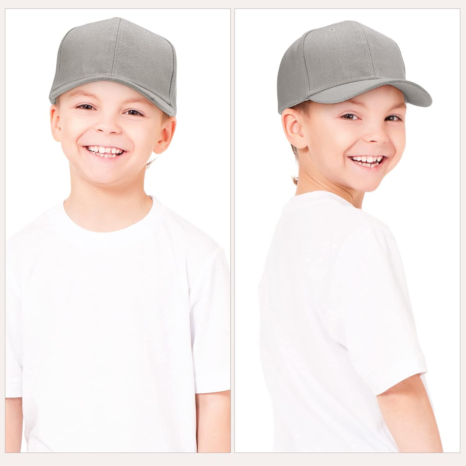 Xuhal 24 Pcs Summer Baseball Cap Plain Adjustable Kids Baseball Hat Blank Lightweight Boys' Running Headwear for Girls Unisex Hiking Outdoor Recreation