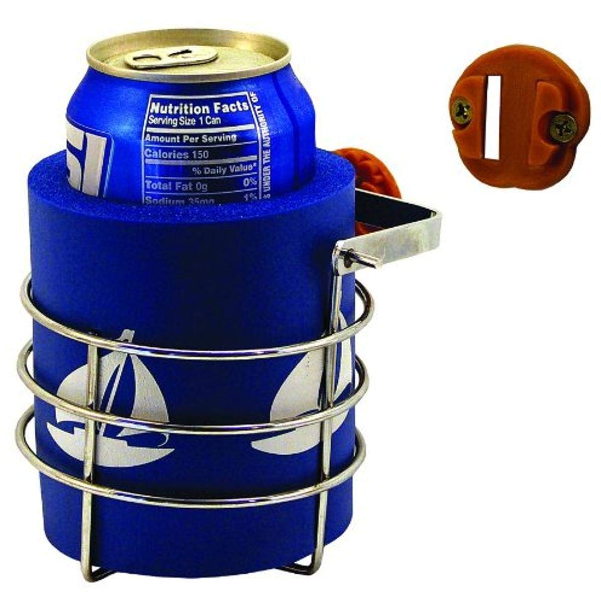 Invincible Marine Brass Drink Holder