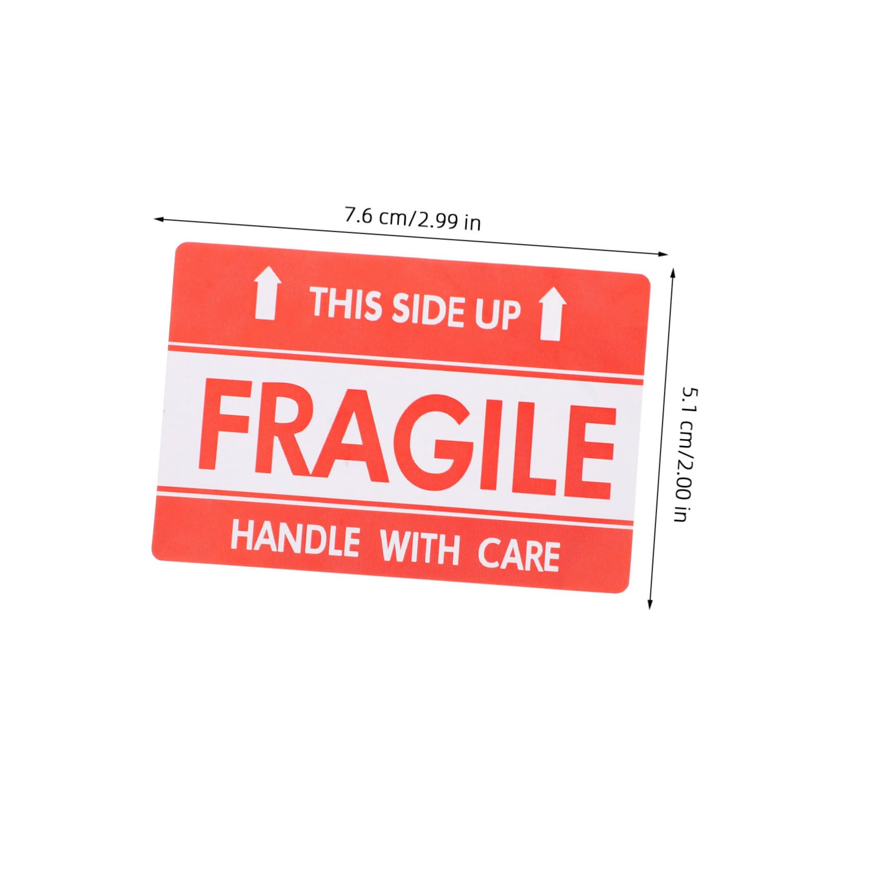 BELLIFFY Self-Adhesive Shipping Stickers Fragile Warning Decals Caution Sticker Pack