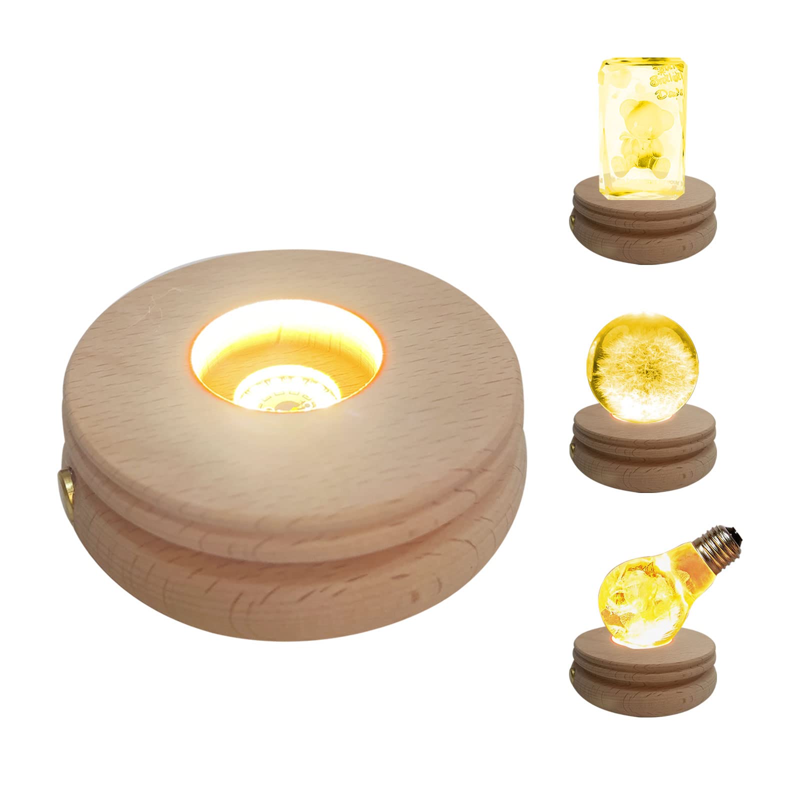 Base de led en bois, plaque de base ronde d'affichage de bur en ance | Clasf maison-jardin Base de led en bois, plaque de base ronde d'affichage de bur en ance | Clasf maison-jardin