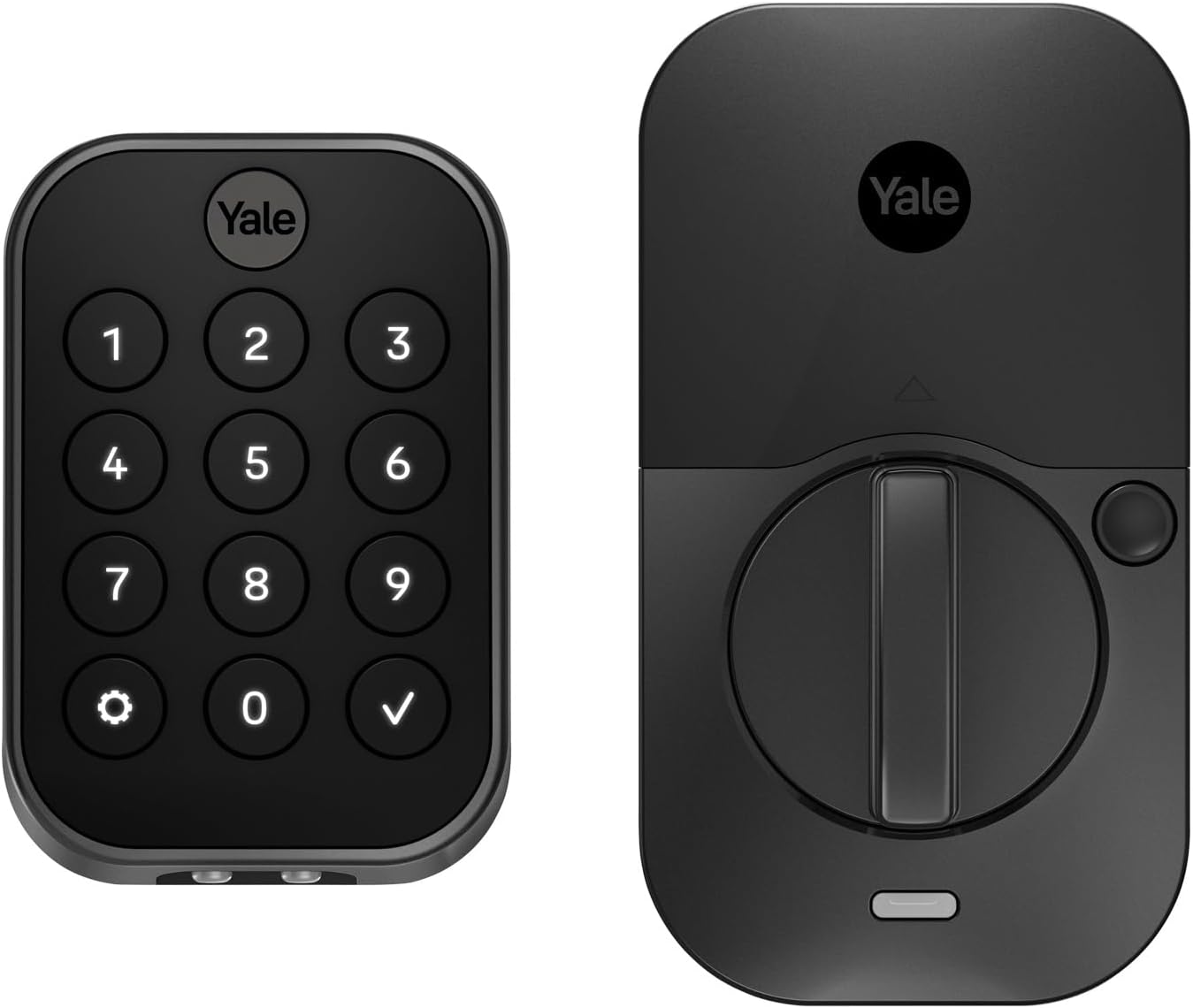 Security Home Assure Lock 2 Deadbolt, Black Suede Keyless Entry Door Lock with Digital Touchscreen Keypad and Bluetooth Connectivity (No Wi-Fi), YRD430-BLE-BSP