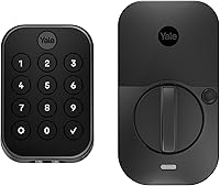 Yale Assure Lock 2 Keyless Deadbolt - Bluetooth Smart Lock with Touchscreen Keypad, Auto-Lock & DoorSense, Black Suede YRD430-BLE-BSP