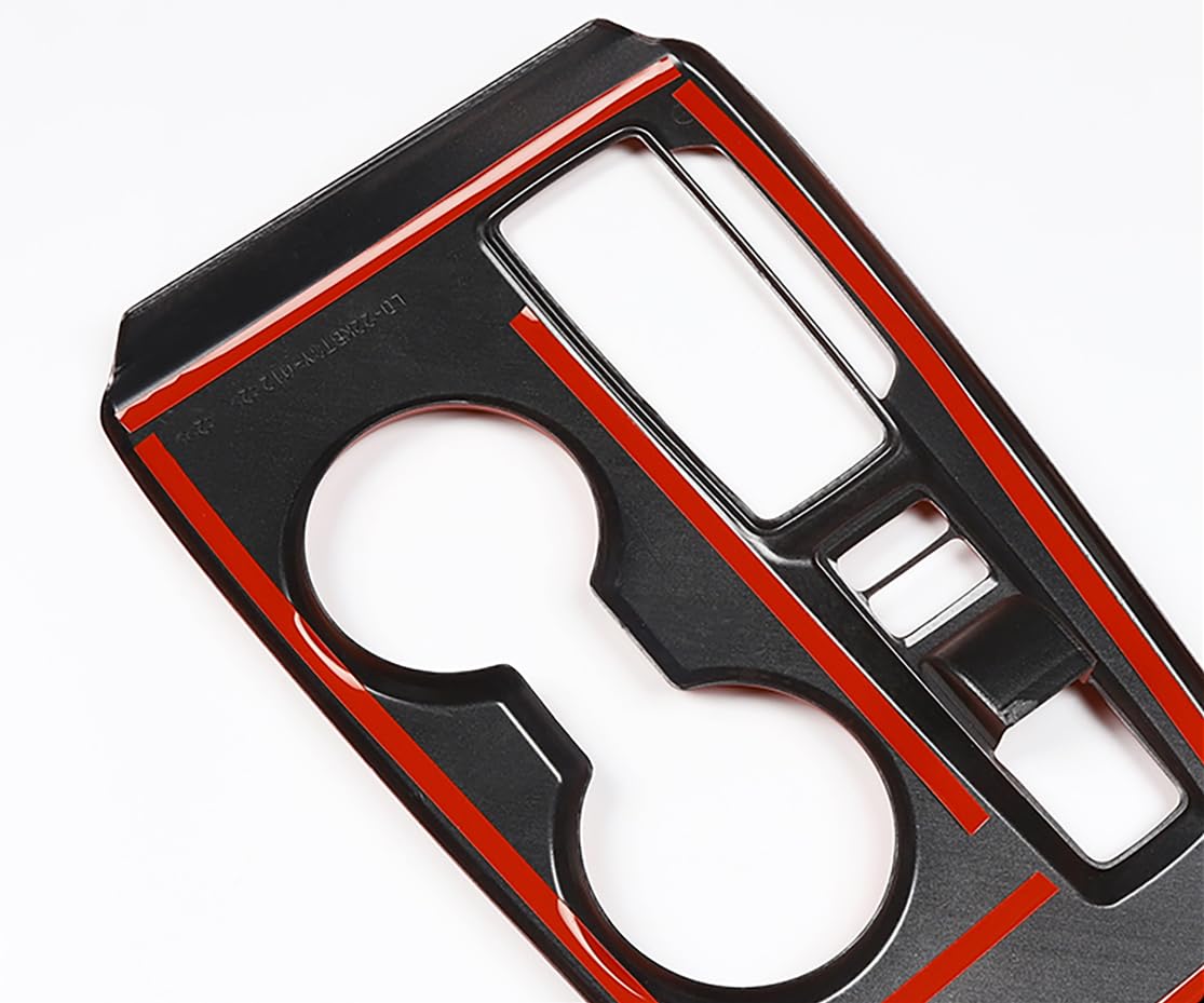 JIEOSDIN Car Accessories Console Gear Shift Panel Cover Trim Cup Holder Decorative Frame Compatible with Honda Civic 11th Gen 2022 2023 2024 (Matte Silver) 1pc ABS