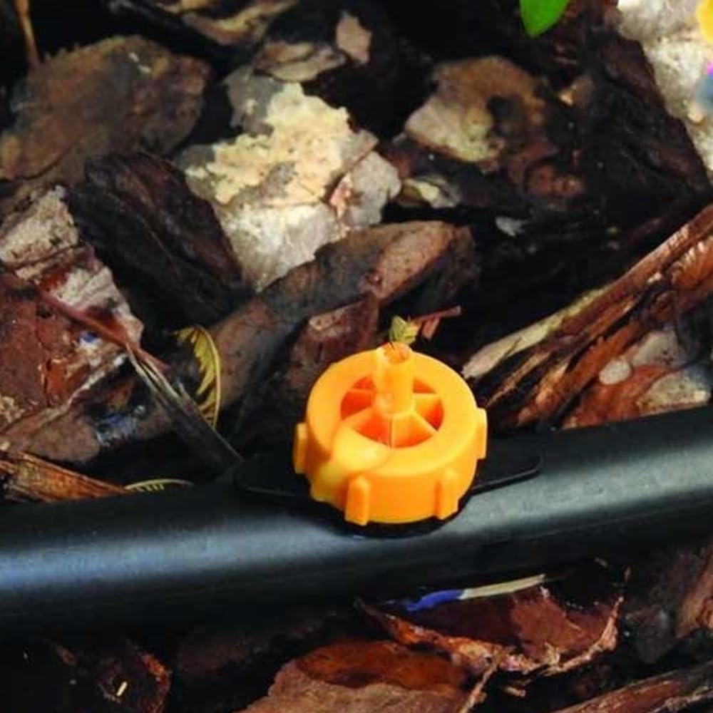 Suinga 500 x Gocciolatore per irrigazione autocompensante da 2 litri/ora, smontabile. Gocciolatore pizzicato adatto per microirrigazione