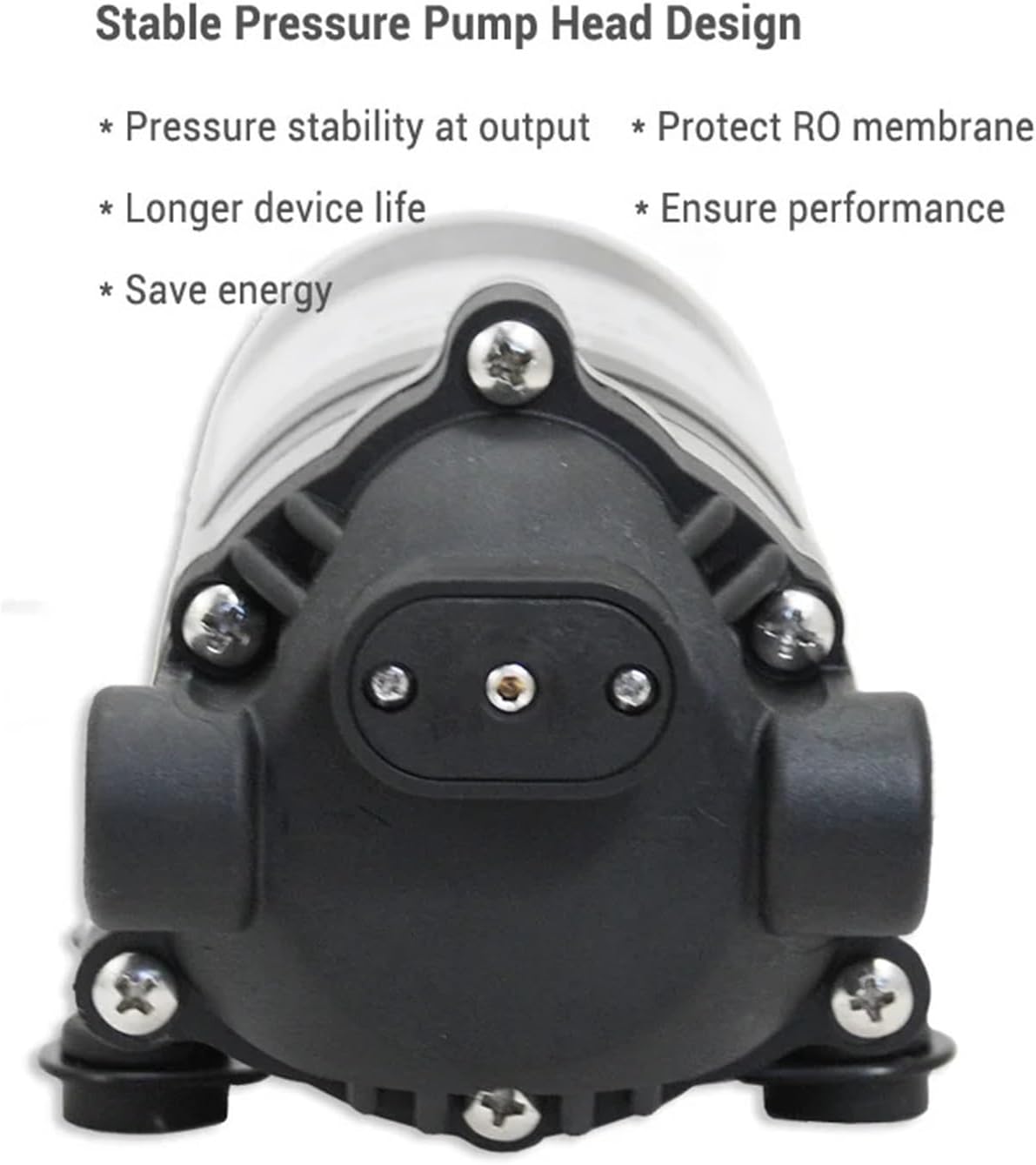 200 GPD セルフプライミング RO ブースターポンプ FLT-200G 逆浸透システム用(Without Fittings)
