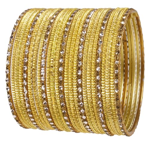 Bracelets indiens Bollywood Touchstone femme bijoux de créateur dorés