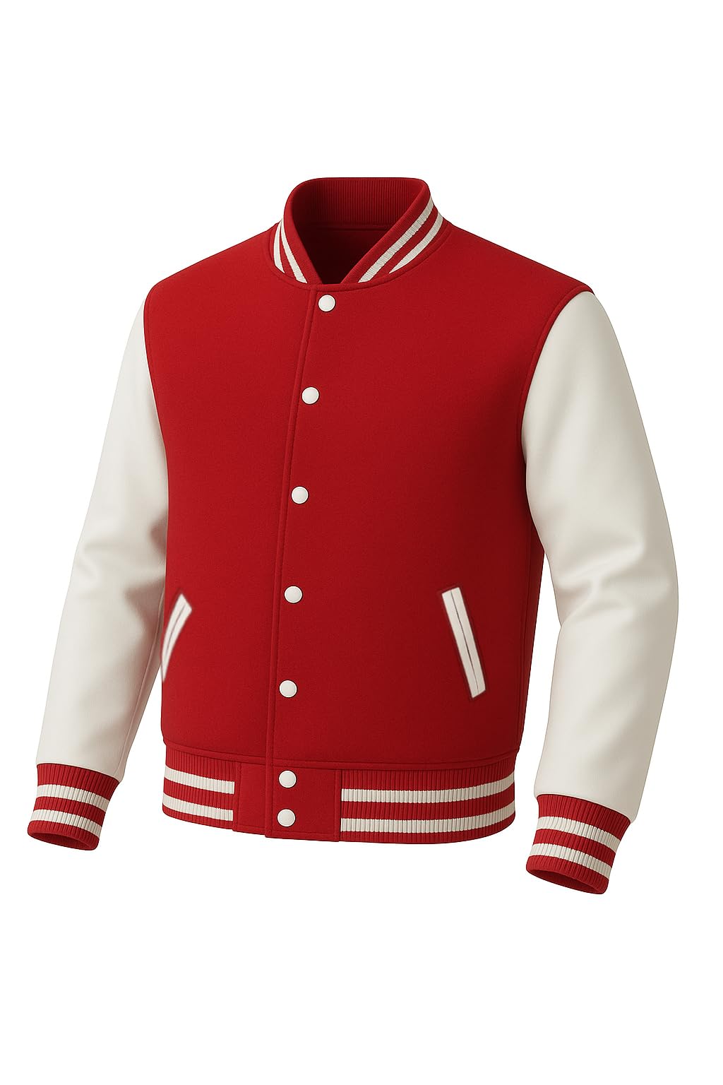 Deckra Men's Fashion Varsity Jacket Casual Regular Fit Letterman Baseball Bomber Jackets Fleece