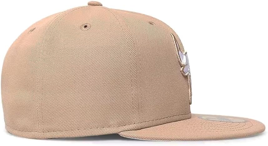 New Era Chicago Bulls 59FIFTY Tonal Camel White Fitted Cap, Hat