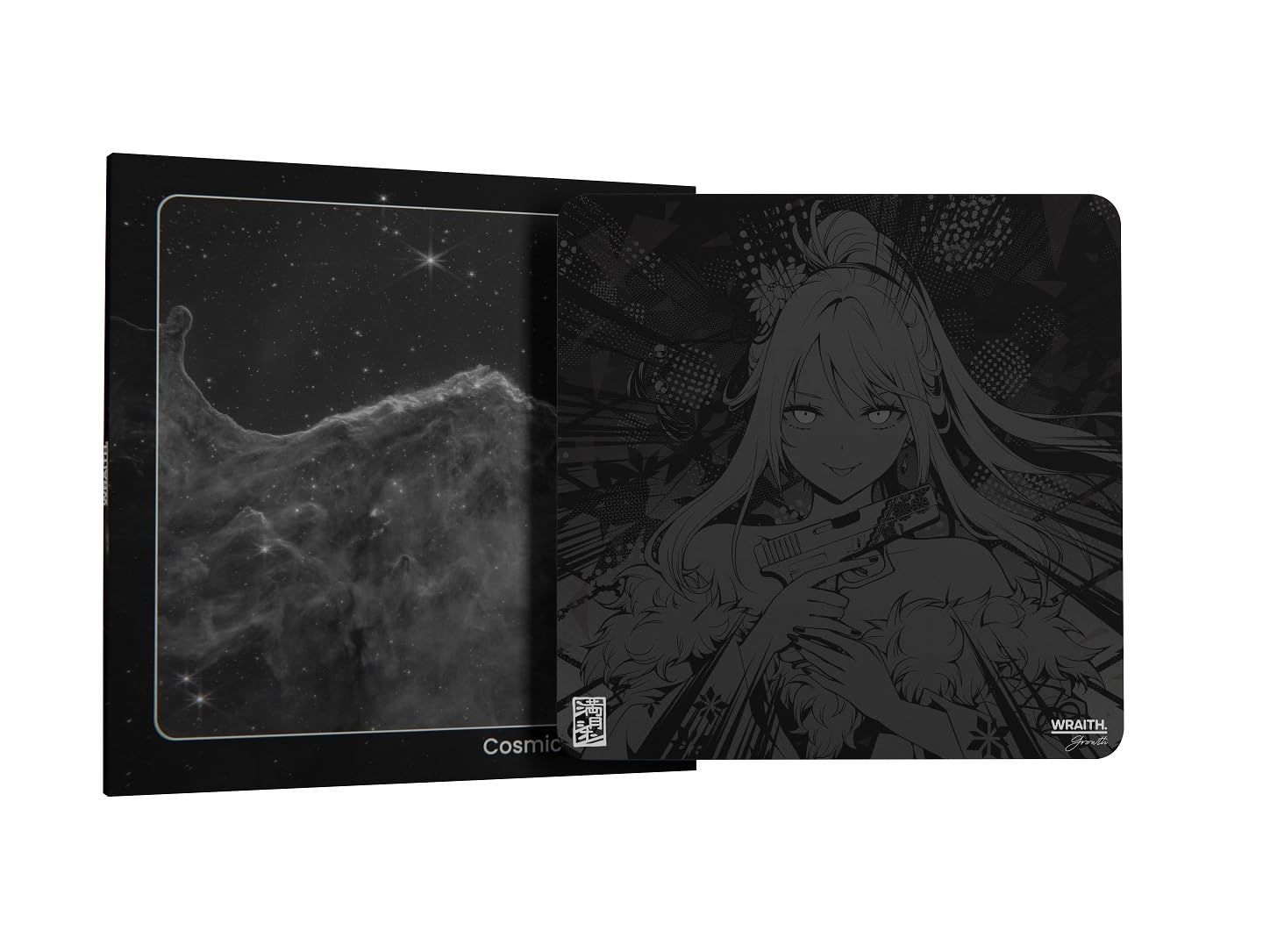Amazon.co.jp: Wraith ゲーミングマウスパッド Cosmic Glass V2 Evil 
