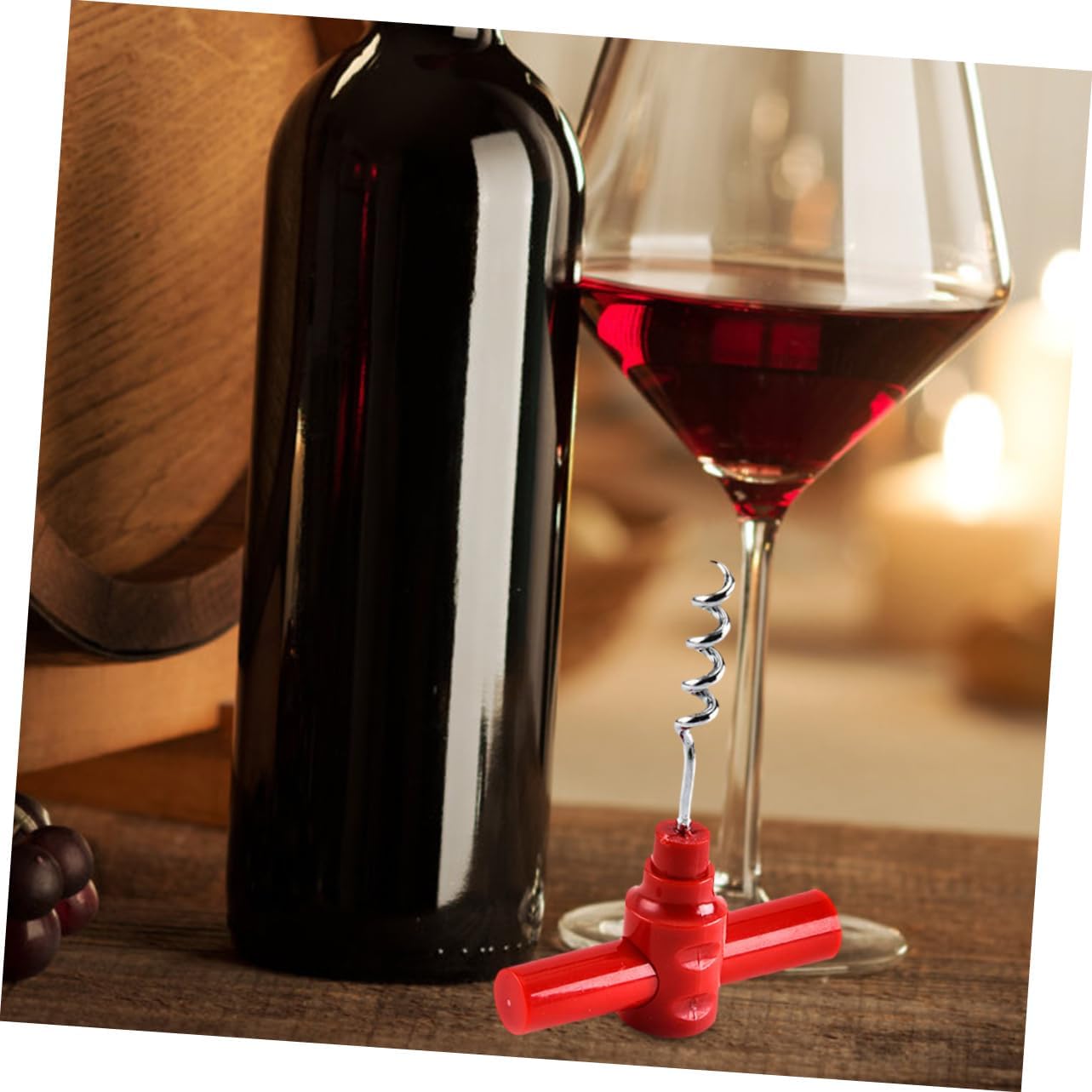 KICHOUSE 20pcs Wine Opener Coilscrew Waiters Corkscrew Portable Manual Bottle Opener