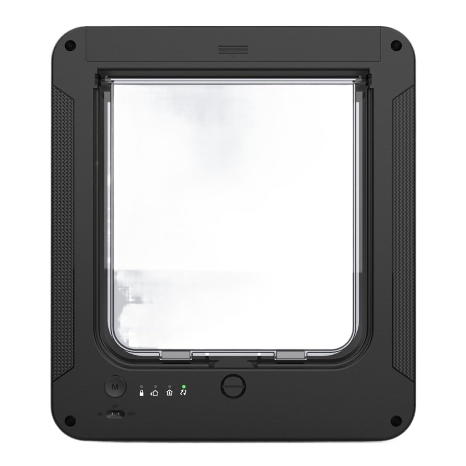 Cat Flap Electronic Induction Dog Cats Door Automatic Smart Pet Safe With Microchip Sensor Controllable Direction(Color 2)