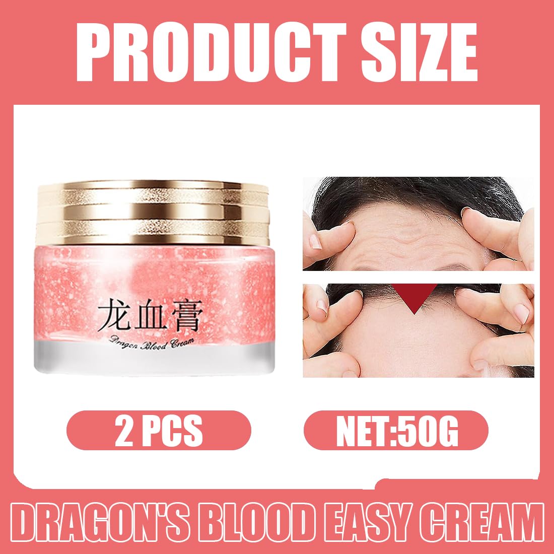2 sztuki Cream Dragon S Blood, Dragon's Blood Easy Cream, krem wybielający smocze krwi, smoczy krem do twarzy, smoczy krem dla dziewczynek – pielęgnacja nawilżająca i młodzieńczy blask