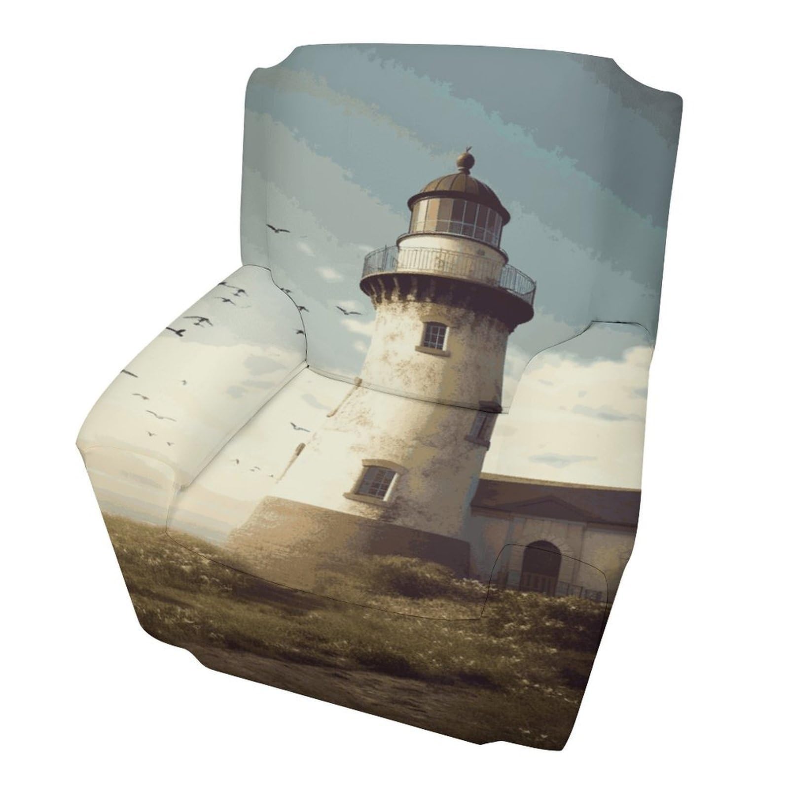 Fekiloot Style Old Lighthouse Couch Cover Sofa Cover Sofa Slipcover