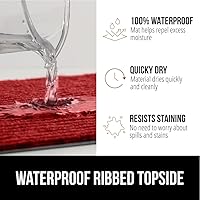 Vista 82 de Gorilla Grip - Tapete afelpado original de goma con perfil bajo, resistente, duradero, impermeable y fácil de limpiar para interior y exterior
