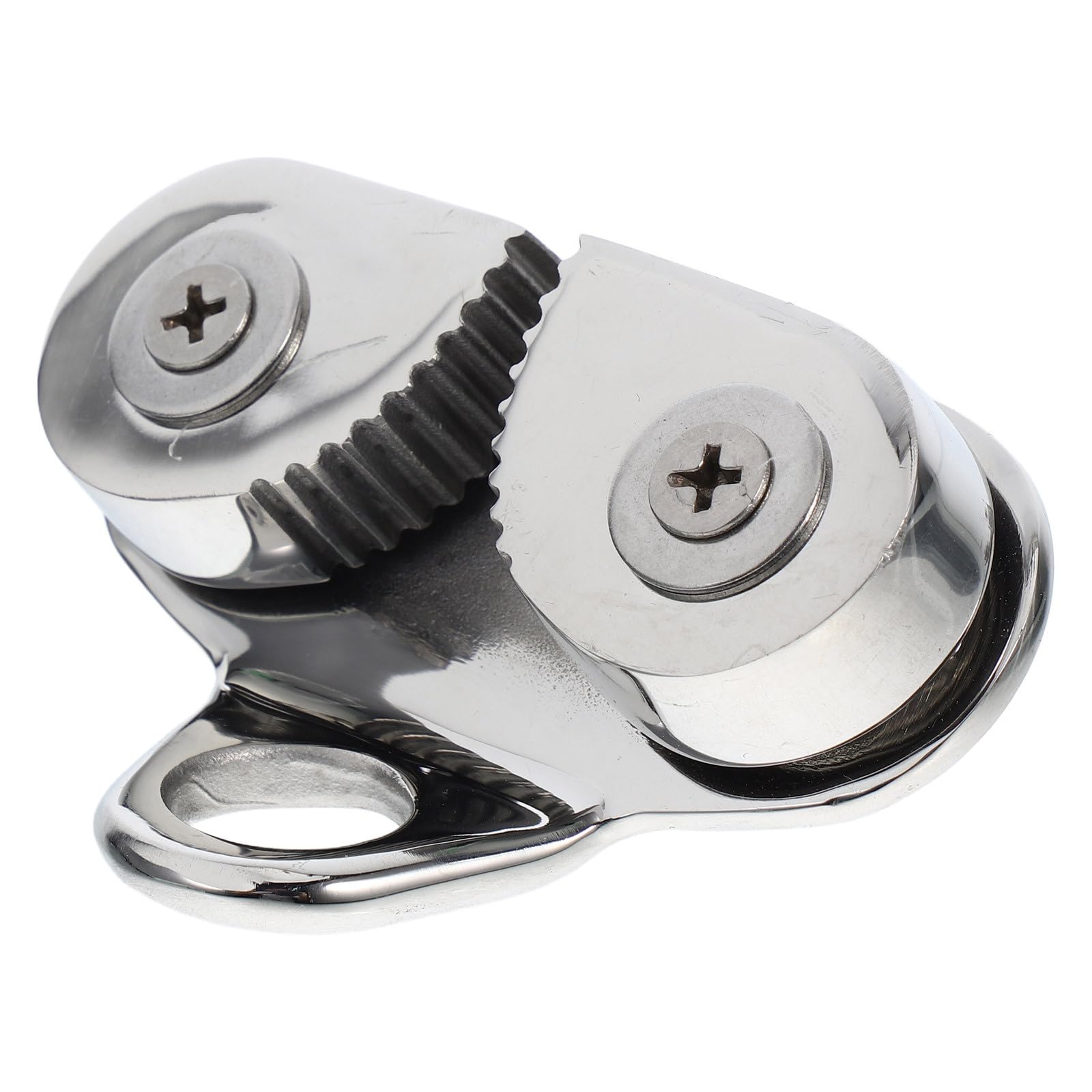 Taquet Coinceur En Acier Inoxydable Pour Voilier – Accessoire De Cordage Solide, 4,8 X 1,4 X 1,8 Cm, Pour Tendre Et Maintenir Les Amarres, Usage Marin