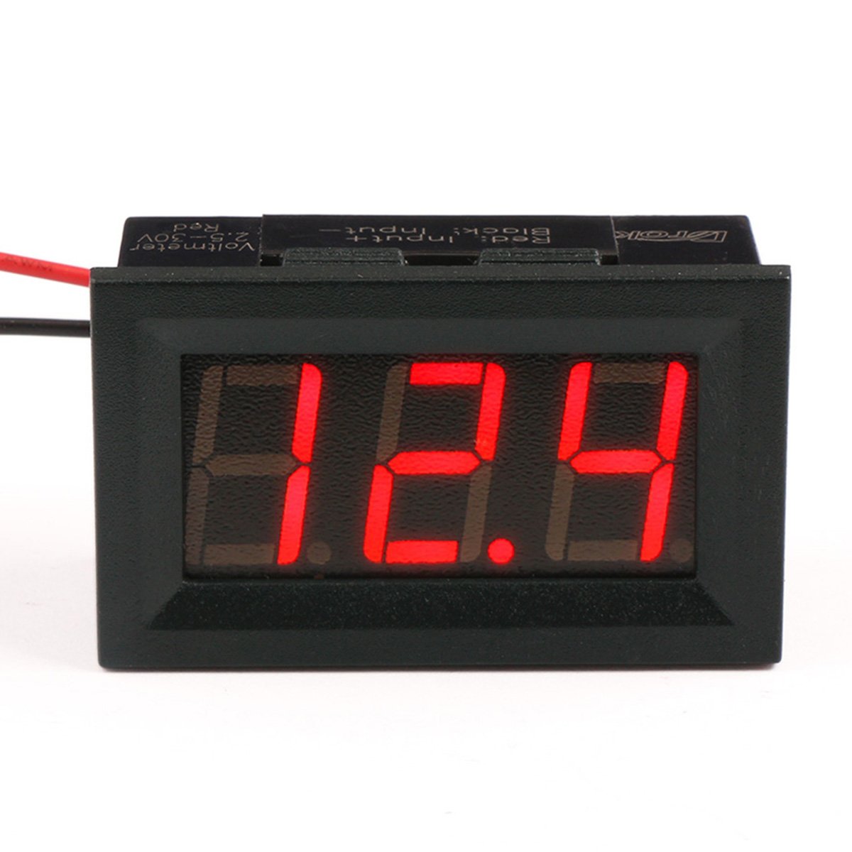 Produktbild von Digitales LED Voltmeter 8-16V – Panel Meter Für Auto, Motorrad & Boot