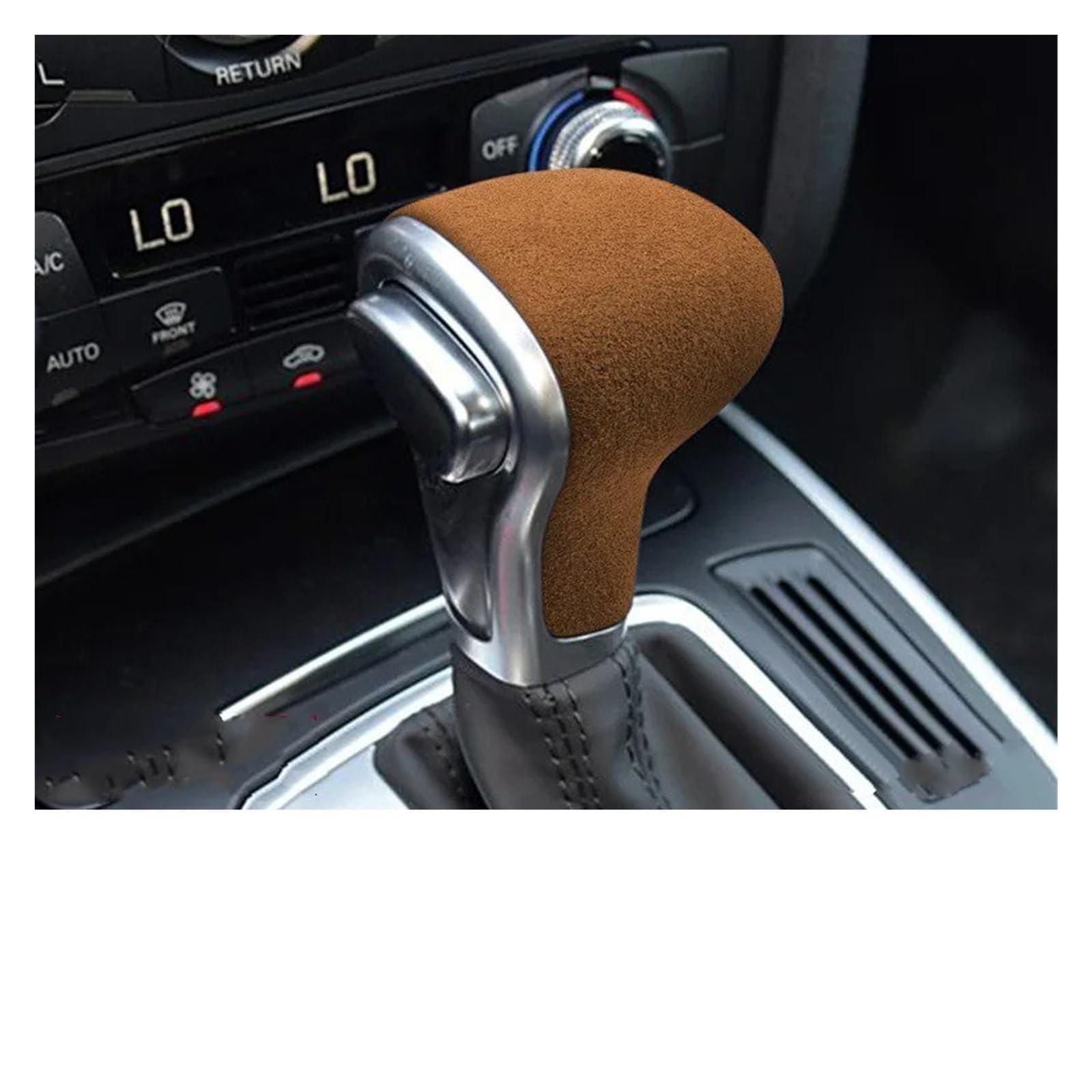 Tusgt C Gear Shifter Knob Head For A6l A4l For Q7 Q5l For A5 For A7 For S4 Gear Hook Over Fur Head Modification Decorative Patch(C)
