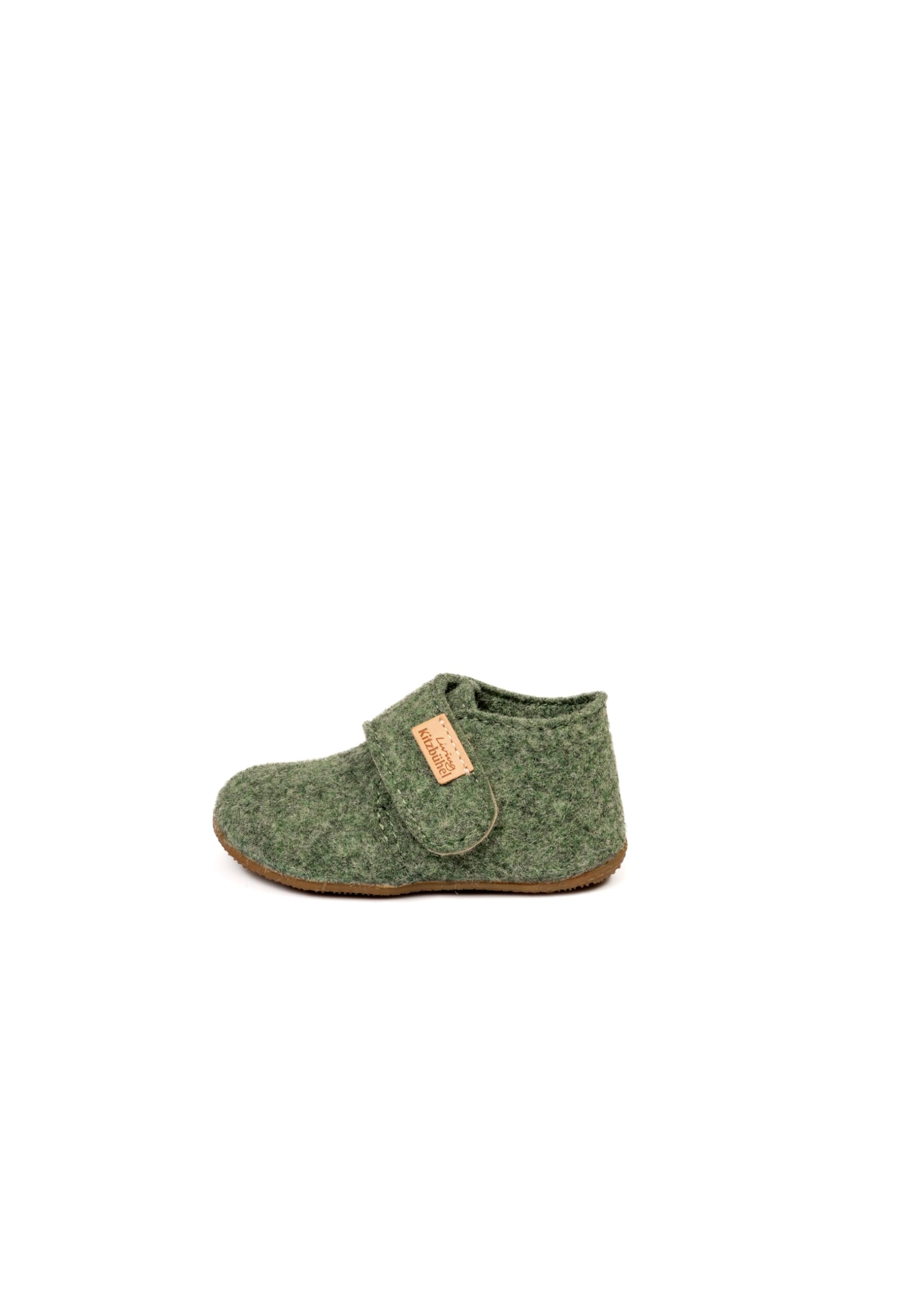 Living Kitzbühel Unisex Kinder Babyklettschuh Filz UnifarbenHausschuh