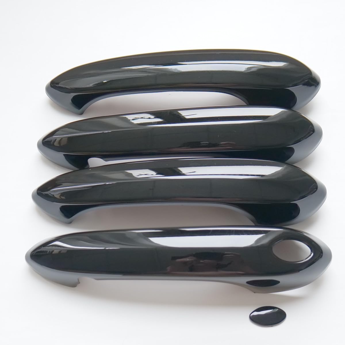 NEOLVZT Sport Exterior Door Handle Cover Trim for BMW 3 Series (Gloss Black)