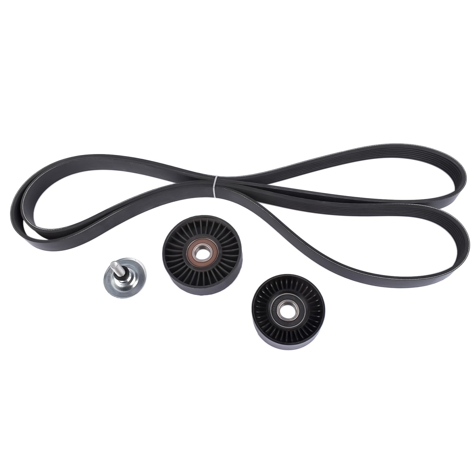 Keilrippenriemen + Spannrolle Umlenkrolle Ersatz für W203 W204 S203 CL203 C209 W211 S211 R171 C160 C180 C200 C230 E200 CLC200 Kompressor 2712060019 8641233007 8640702418 | C209 W211 S211 R171 C160 C180 C200 Kompressor 2712060019. 8641233007. 8640702418