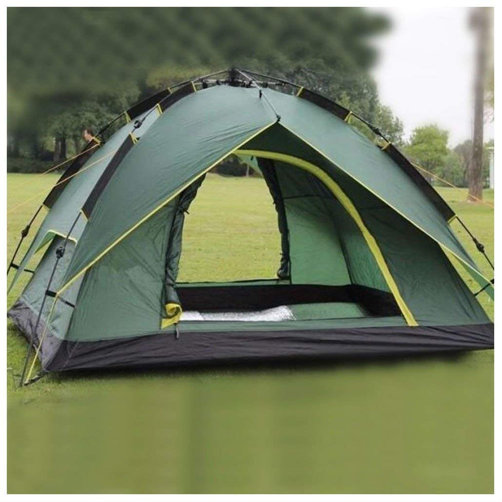DELIBEST Waterproof 3-4 People Automatic Instant Pop Up Family Tent Camping Hiking Tent