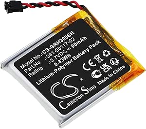 Batterie Remplace Garmin 361-00117-02 Montre Connectée