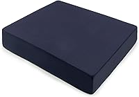 DMI 3" High-Density Foam Seat Cushion for Wheelchairs, Office Chairs, Cars - Relieves Sciatica, Back Pain, Tailbone Pressure, FSA Eligible