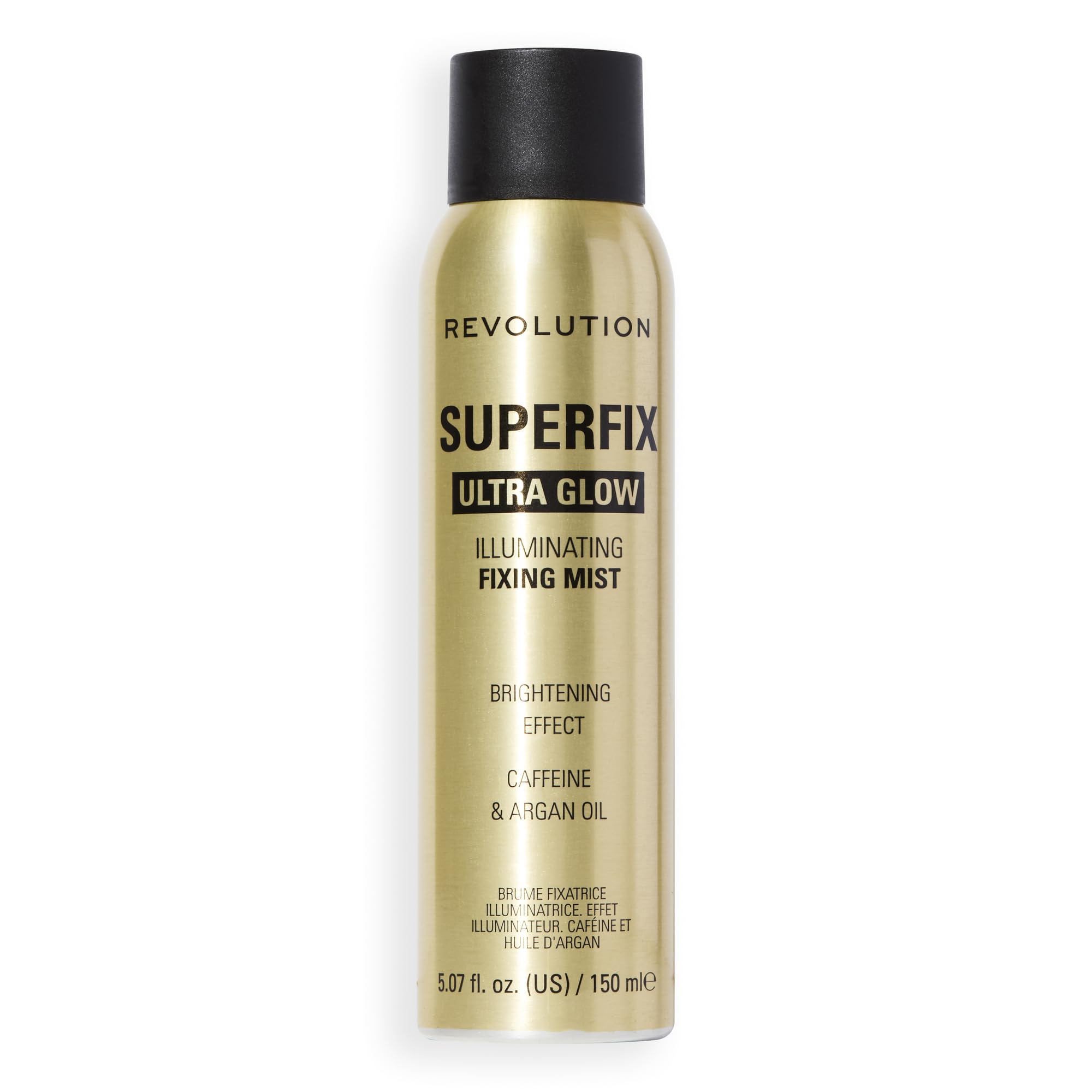 Revolution Superfix Glow Fixing Mist, Make-up Fixierspray mit Strahlendem Finish & Langem Halt, Vegan & Tierversuchsfrei, 150ml