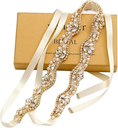 Gold rhinestone belt Clearance