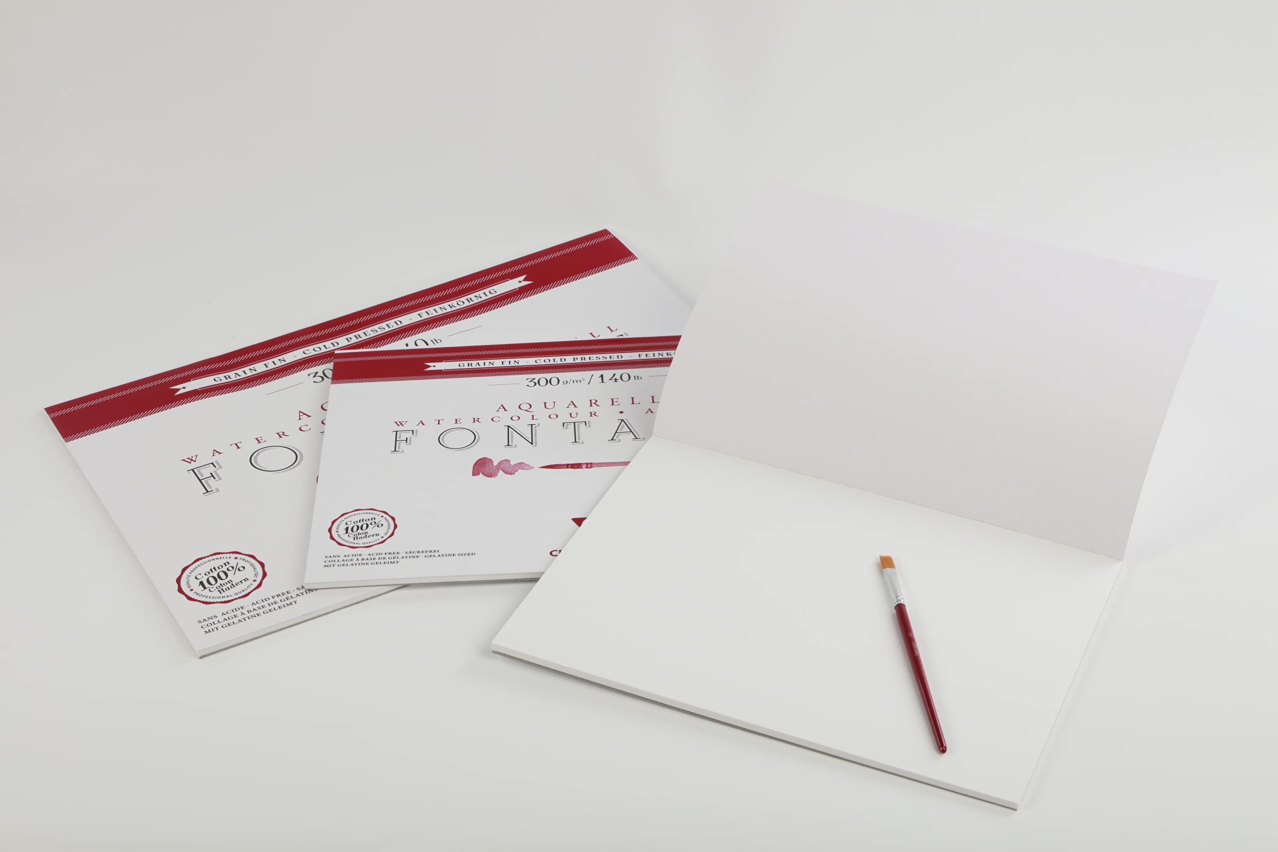 Carta Acquerello Clairefontaine Goldline - Blocco A4, 50 Fogli, 300g/m², Grana Medio Fine - Foto 5