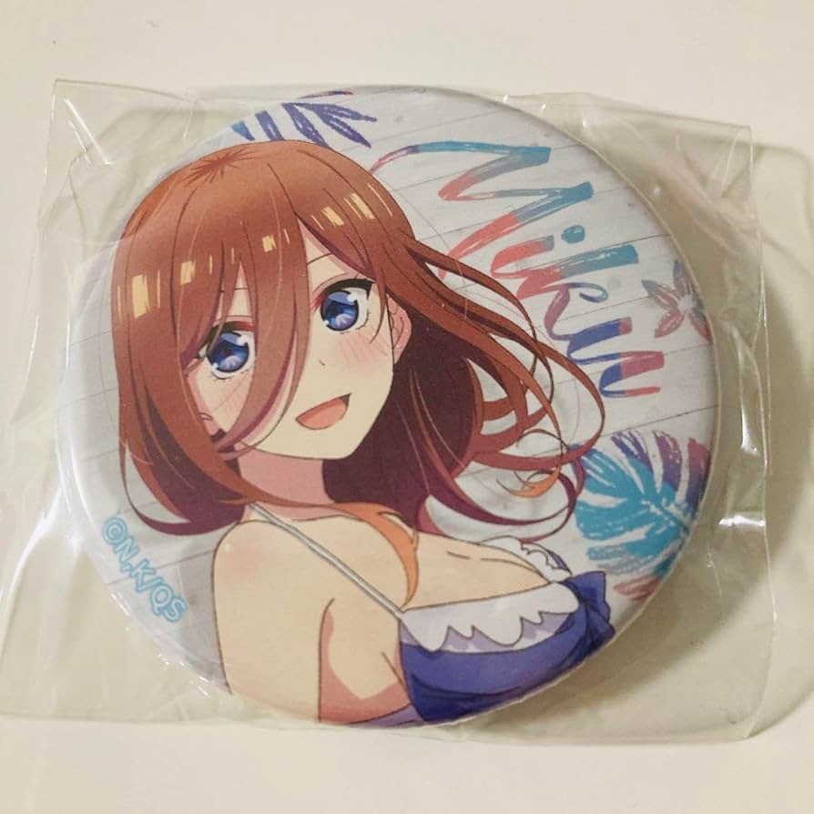 五等分の花嫁∽ 缶バッジ (水着) 中野三玖 TBSグロウディア 30個 Amazon.co.jp: 五等分の花嫁∽ 中野三玖 缶バッジ Water Girl