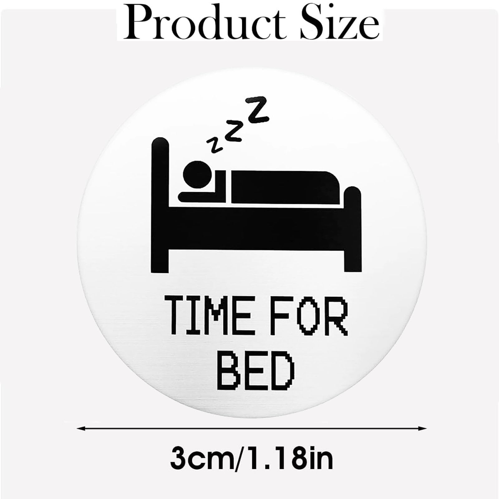 Pièce de monnaie de décision double face en acier inoxydable, pièce fantaisie de jeu double face, un jeu de plus ou aller au lit Choix de défi en acier inoxydable, avec étui en cuir PU,