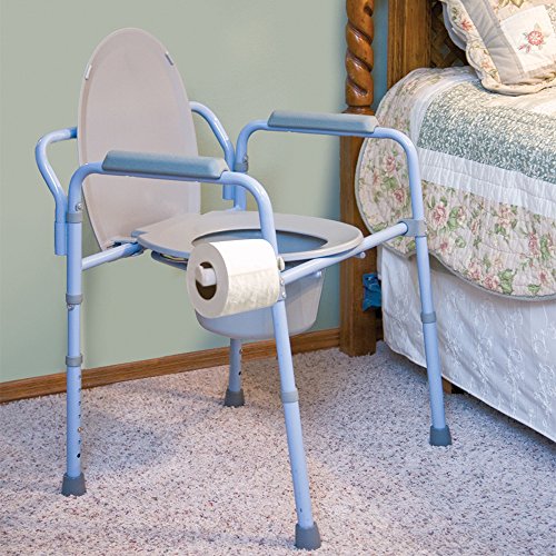 Carex B341-00 3-In-1 Folding Bedside Commode thumb #7