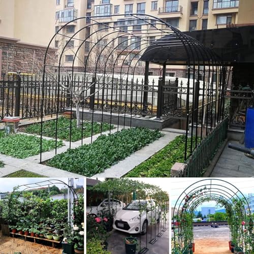 Arche de jardin robuste en acier galvanisé de haute résistance extérieure