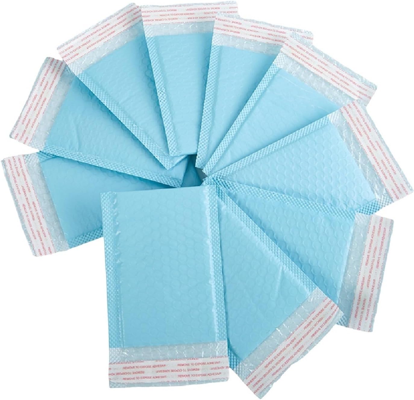 Generic Bubble mailers Bubble Wrap Light Blue Bubble 10Pcs Mailers Padded Mailing Envelopes Self-Seal Shipping Bags for Small Business Poly Bubble Bag Packaging