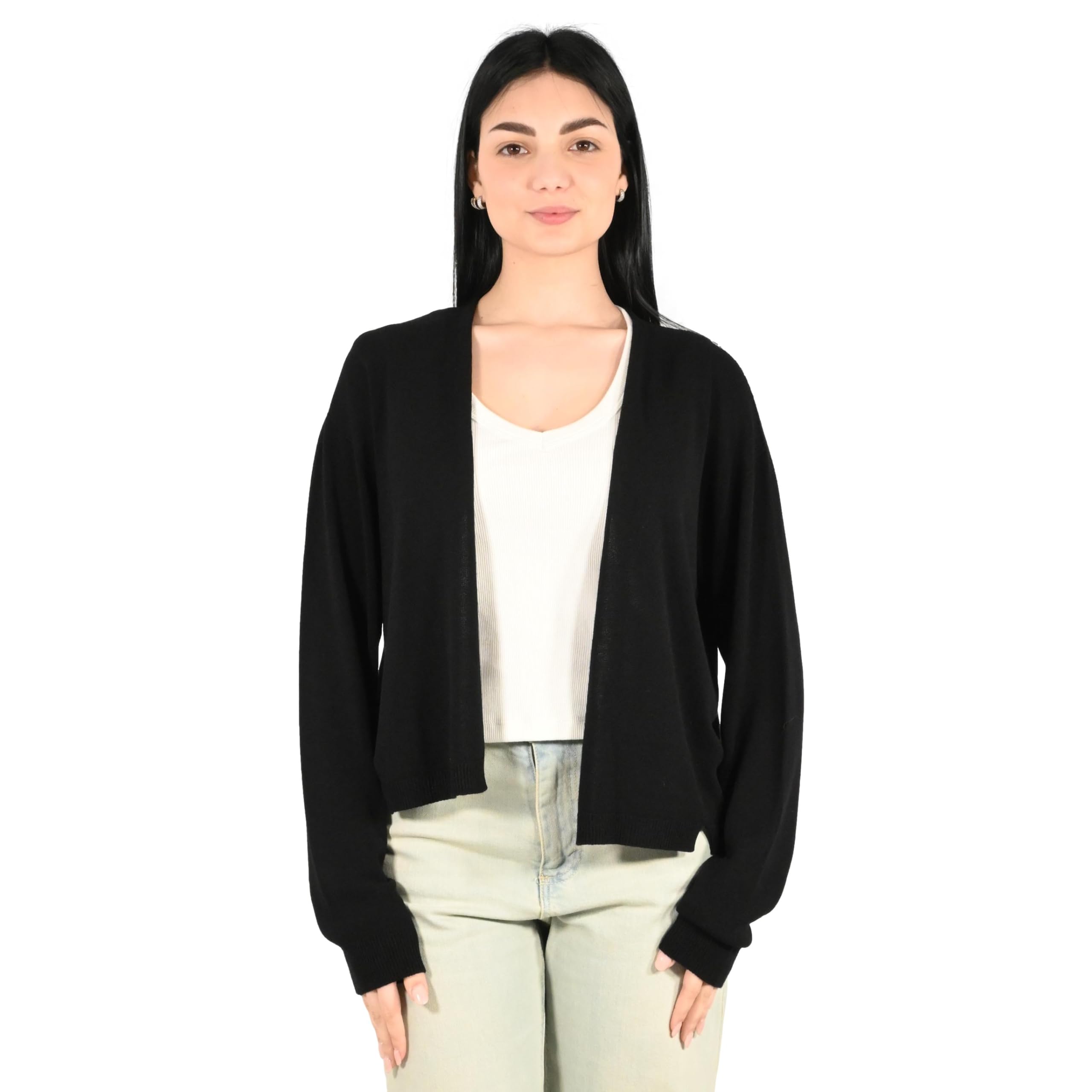 Kontatto cardigan donna nero 3M1525C