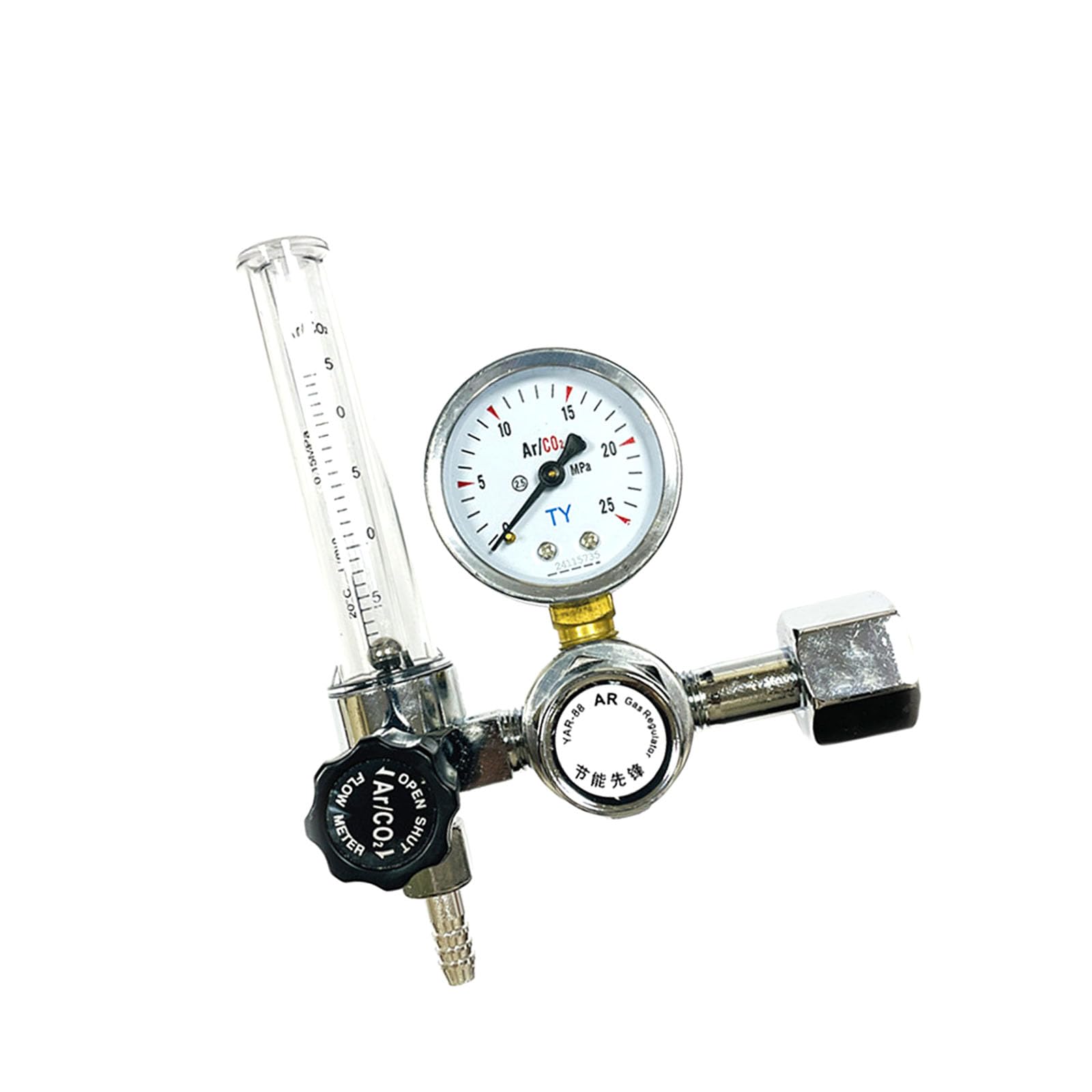 Gauge Argon CO2 Meter for TIG Welding 0-25MPa Pressure Control Welding Regulator