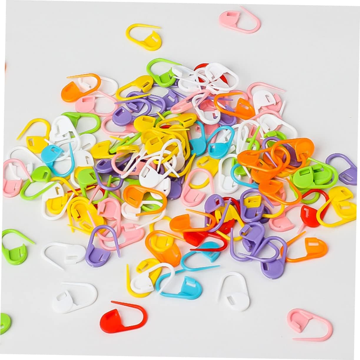 STOBOK 5sets Heart-Shaped Markers Markers for Knitting and Crochet Lightweight and for Crafting and Easy Tracking of Projects