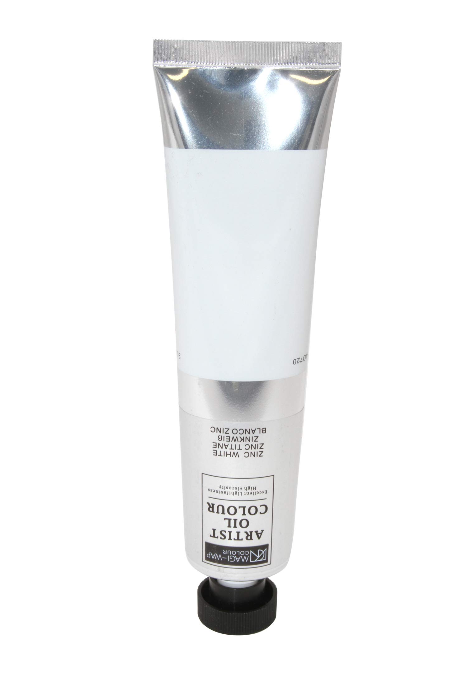 Artist Ölfarbe, 200 ml Großtube in 30 Farben, feine Künstlerqualität (02-zinkweiß)