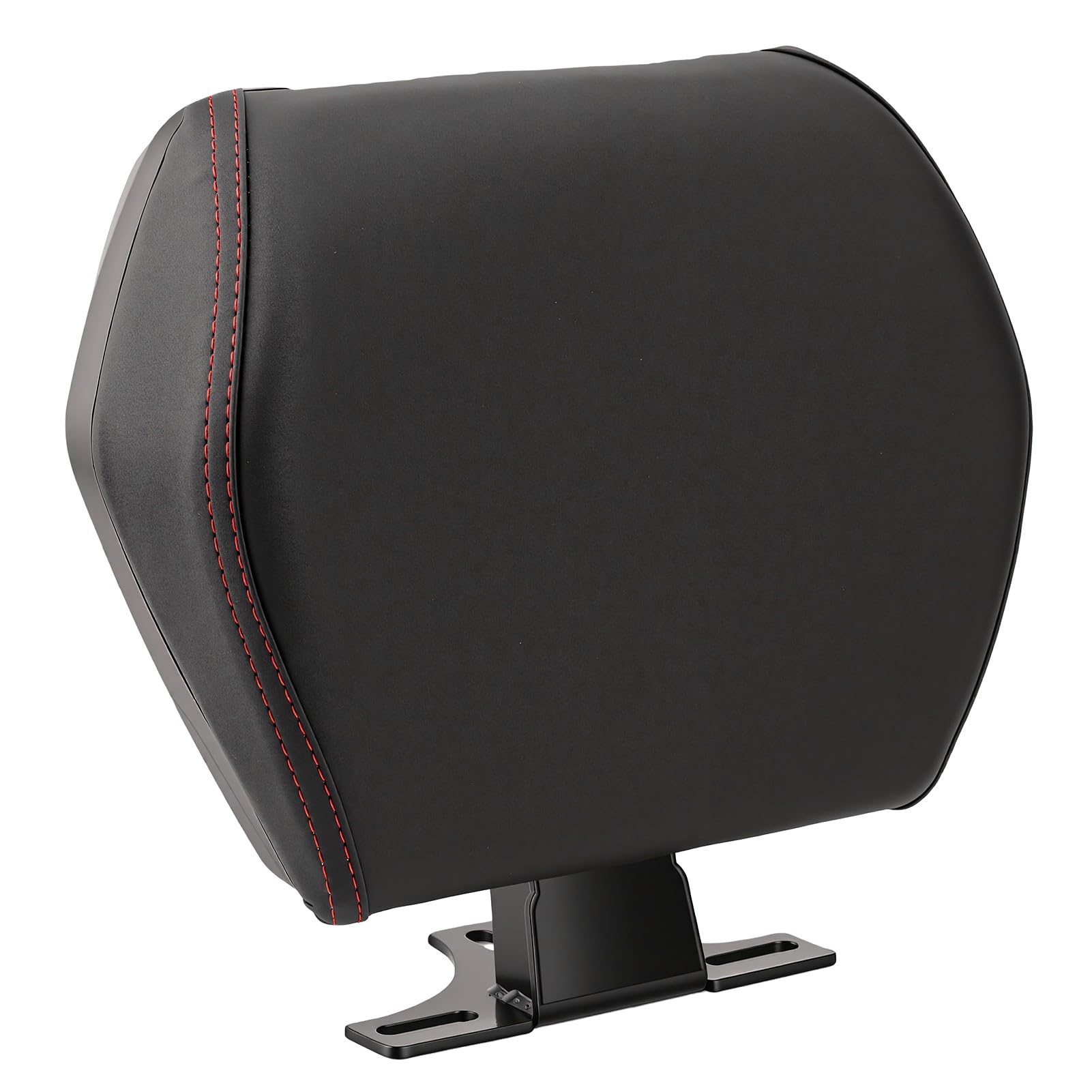 Yctze Respaldo Trasero para Motocicleta, Respaldo para Pasajero, para Scooter, para Ciclomotor, para ATV, Espuma de PU, Reflector Rojo con Soporte de