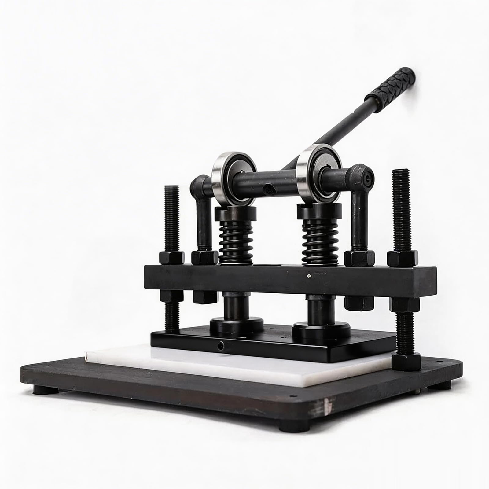 Máquina Manual de Corte de Cuero, máquina de Repujado de Alta Resistencia para proyectos de Bricolaje, Ancho máximo de alimentación: 300 mm
