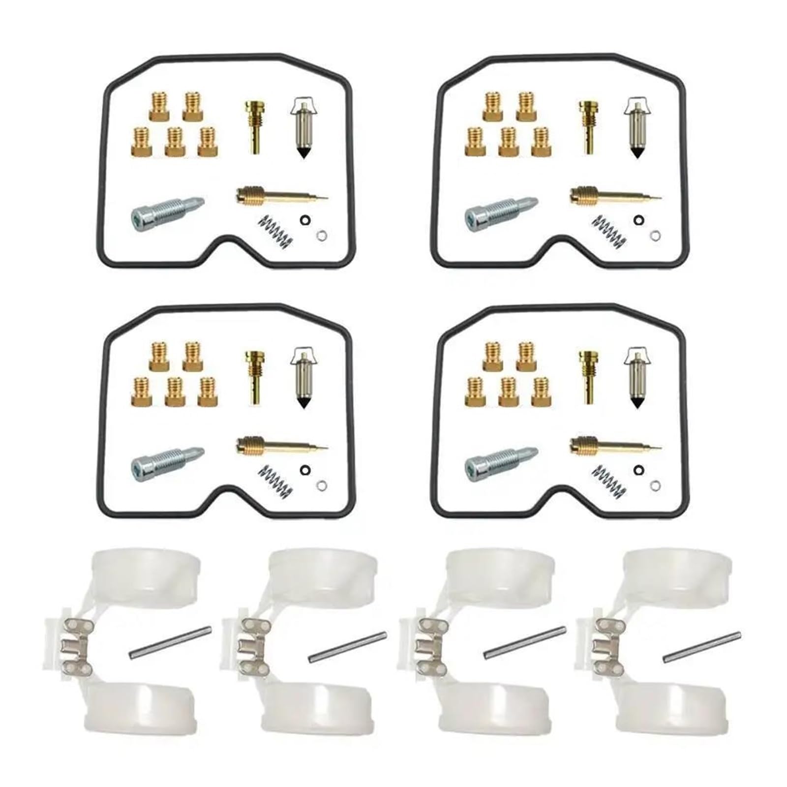 Motorcycle Carburetor Repair Kit for K&AWAS&AKI Zephyr 550 ZR550 B 1990-1995(Style C)