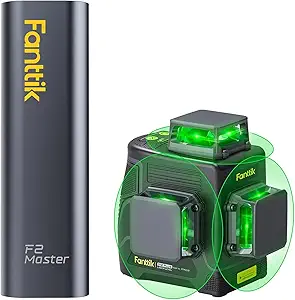 Fanttik F2 Master Mini Cordless Rotary Tool Kit & D12 PLUS Laser Level Self Leveling 3 × 360°