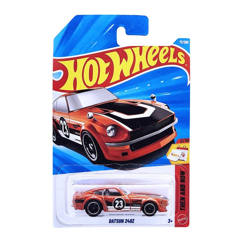 Hot Wheels Datsun 240Z Then and Now Ages 3 and Up 72/250 (Orange
