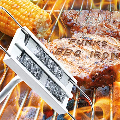 Amazon | funks BBQ IRON バーベキュー アイロン 焼印 アルファベット