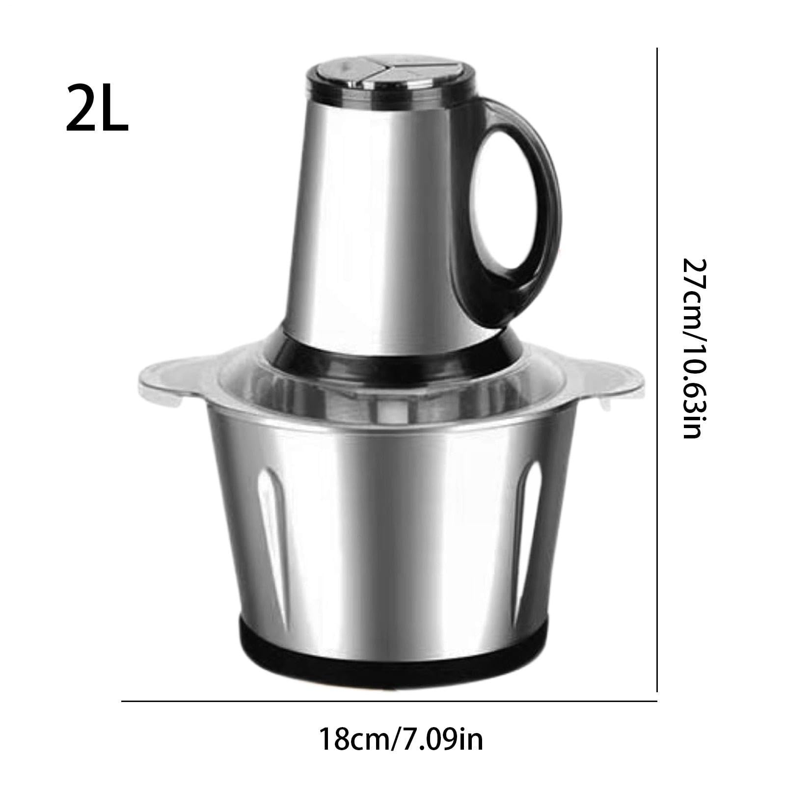 Picadora Eléctrica para Verduras Acero Inoxidable Portátil Ajo, , Frutas
