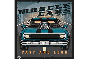 TURNER PHOTOGRAPHIC 2023 Muscle Car Wall Calendar