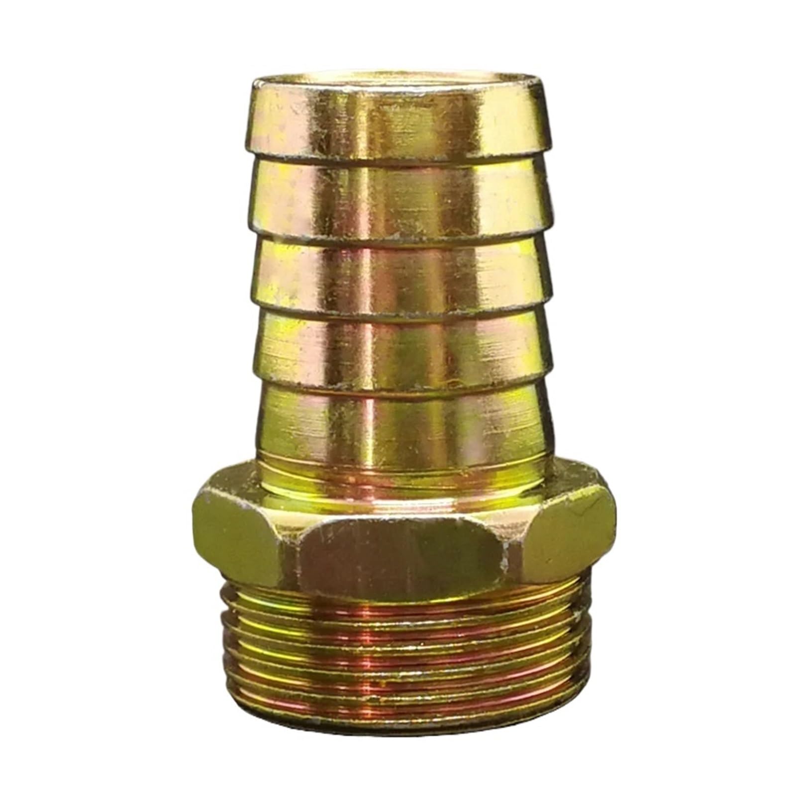 Kcdfdvjfbm Men's One Color Iron Pipe Fitting 12Mm Color Plating Hose Tail 1/2" Bsp Connector Joint Coupler